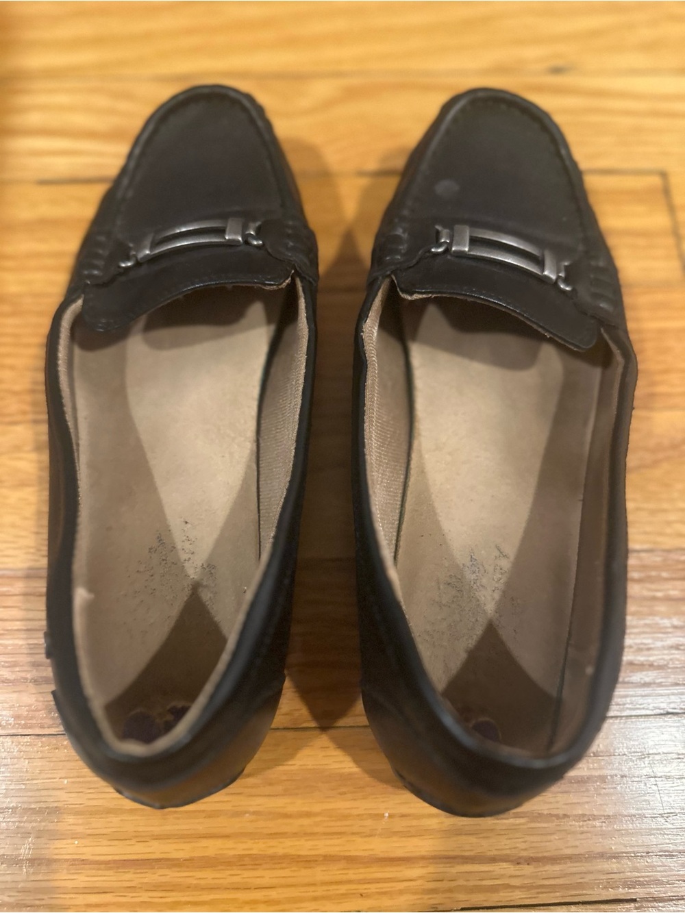 Well Worn Women’s Black Patent Ballet Flats Size 8.5 LoafersLife Stride Velocity